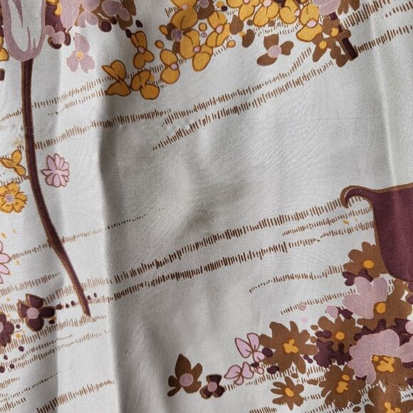 Women's Vintage Floral Print 3/4 Sleeve A-Line Dress Retro Mod Kitsch - Picture 2 of 10